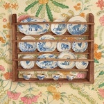 여우 부인의 콜렉션. Mrs.Fox’s collection . . . #foxillustration #illustration #eunyoungseo #plates #collection #wallpap... 