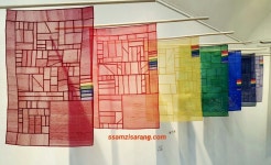 직접 안 보시면 평생 후회~ Jogakbo - Korean traditional patchwork.  Bojagi - Korean tradit… | 바느질, 연구소, 손