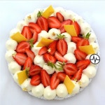 Fatnastik Fraizz Zou (fraise et yuzu) - Michalak Masterclass - Christophe Michalak | 타르트, 케이크 디자인, 레시피