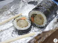 정독도서관 구내식당에서 소시지 김밥을 팝니다. 짭조름한 소시지가... ㅎㅎ  ※ 정독도서관은 한국 근대 문화유산으… | 소시지, 사계절... 