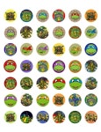 Teenage Mutant Ninja Turtles Imprimible Tapa De Botella imágenes ~ 42 Diseños Diferentes!(이미지 포함)