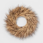 21.2 Dried Wheat Wreath Natural - Smith & Hawken™ | 리스