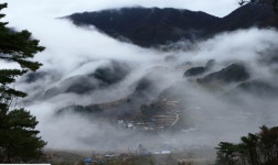비온후 산청골 풍경