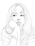 디지털드로잉 digital drawing 인물 portrait 그림 art | 그림, 오토캐드
