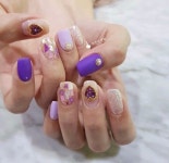 • Nail Design 자개 네일 ✨영롱함보소~! 2019 | 네일 아이디어, 옴브레 네일, 네일 디자인