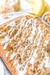 Banana Walnut Crumb Cake | Easy Breakfast Cake | Pizzazzerie in 2020 | Breakfast cake, Banana walnut, Punch recipes