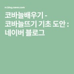 코바늘배우기 - 코바늘뜨기 기초 도안 | 성, 블로그