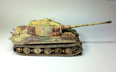 킹타이거,Henschel turret w/Zimmerit (avec images)