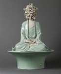 Ru Xiaofan, Zen meditation, 2014, porcelain, 11 4/5 x 11 4/5 x 17 7/10 inches | 예술품, 도자기