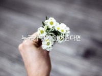 누군가 곁에 있어준다면(이미지 포함) | 날