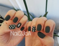Polka Do Nail Korean Nail Idea #땡땡이네일 #Akiwarinda