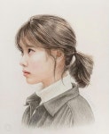 Q漫에 있는 MH WU님의 핀 - 2023 | 초상화, 얼굴 그림, 색연필 그림
