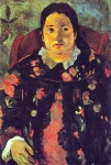Portrait of Suzanne Bambridge 1891-Gauguin. arriving in Tahiti in June 1891, Gauguin needed to earn some money from portraiture. This... 