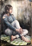 순수회화의 중심 가온미술학원 | Human figure sketches, Female art painting, Figure painting