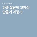 까똑 잘난척 고양이 만들기 과정-5 | 아미구루미, 크로셰인형, 고양이