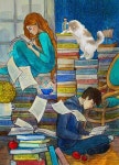 Inmersos en la lectura | 독서, 읽기, 책
