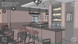 club or bar에 있는 핀