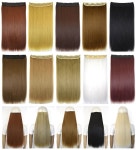 24 (60 센치메터) 120 그램 스트레이트 5 클립 헤어 확장 클립 50 색 가능한 | Extensions de cheveux, Extension cheveux... 