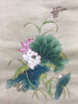 부산민화/부산채색화/부산취미미술/꽃그림/한국화화실 : 네이버 블로그 | 예쁜 꽃 그림, 연꽃 그림, 칠하기