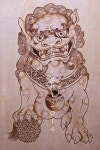 My Foo Dog Woodburning. It will be sold as a set once the female is complete. Prints for sale on Ebay | 스케치, 패턴, 고래