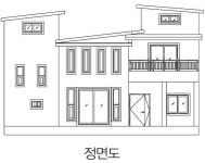 [BY 전원주택라이프] 남양주 주택의 도로 옆으로는 실개천이 흐르고 그 너머로는 낮은 산마루가 보인다.... | 도로