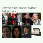 🤣🤣🤣 Spiderman Far from home Marvel MCU movies comics nerd geek Avengers superheroes Peter Parker Tony Stark Ned Happy... 