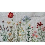 야생화가리개.. 그동안 고생했다.  땡큐~~~~ ^^ #손자수#야생화자수#embroidery | 브라질식 자수, 리본 자수, 손 자수 패턴