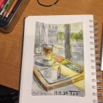 #수채화 #드로잉  #드로잉북 #drawing #drawings #drawing🎨 #watercolor #watercolour #pencildrawing #pencil #peachgray | Galaxy... 