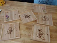 트레이#버닝중#미완성 | 목공예