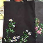#프랑스자수 #야생화자수  #꽃자수 손가방#부평패션자수 | Embroidery and stitching, Embroidery designs, Embroidery flowers