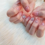 #네일 #오렌지 #그라데이션 #시럽 #파츠 #스퀘어쉐입 #젤라또픽 #12042018 by 아르떼네일 - 네일하기 전에, 젤라또 | 네일 스타일, 네일아트