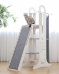 Our resident cat Clio, would love to experience the Milo - a multipurpose jungle gym for cats. Featuring a scratchable slide, rope fo... 