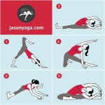 Heres a quick, 5-pose sequence that will release tension in your hamstrings, Lower-back, and side body. It … | 요가