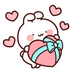 사랑이 넘치는 토끼