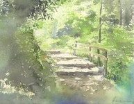 tatyanavf1 | Японский акварелист Канта Харусаки (Kanta Harusaki). | 풍경 수채화, 조경 그림, 풍경화