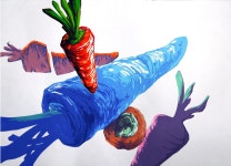 기초디자인 : 당근당근당근.ㅋ | 그래픽 아트, 그림, 과일 그림