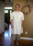 Lainey tunic with Phoebe pants all in linen. #TinaGivens #Laineytunic #sewingprojects | 디자인