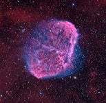 NGC6888 or also known as the Cresent Nebula is around 5,000 light-years away. © Ken Crawford / from: http://www.imagingdeepsky.... 