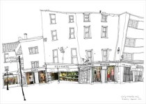 [드로잉작가] 행복한 오기사 : 네이버 블로그 - 2020 | 스케치, 집 그림, 라인아트