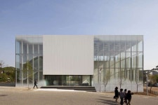 *헤이리 화이트 블럭 갤러리-[ SsD ] White Block Gallery | Facade architecture, Glass facades, Facade design
