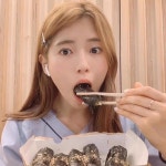 애주의 김밥 먹방 ... | 김밥