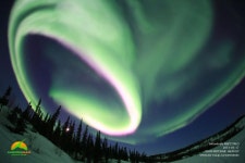 Spiral Aurora Borealis | 오로라, 하늘, 북극광