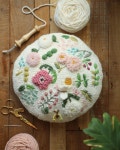 펀치 니들 꽃 자수 | 꽃 자수, 자수, 펀치
