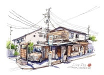 watercolor에 있는 善圖 李님의 핀 - 2022 | 어반 스케쳐스, 펜 드로잉