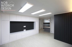 [서울 인테리어]수납을 위한 거실 월플렉스 + 서울 제기동 안암골 벽산아파트 32평 아파트 인테리어(목동e편한세상) | 인테리어, 집 꾸미기, 집... 