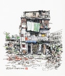 釘子戶 The lonely building(이미지 포함) | 어반 스케쳐스, 그림, 스케치