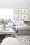 Pin by Kendall Phelps on 인테리어 | Farm house living room, Rugs in living room, Gray sectional living room