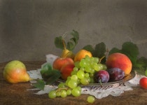 Десерт | 수채화 꽃, 유화, 정물