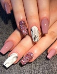 Pin by 예리 이 on Pink | Pink nail designs, Bridal nail art, Pink nails