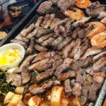 #건대맛집 #고기 #김부삼 고기먹고 싶다‼️ 언제먹었는지 기억도 안나는 회식사진😁 회식 중 판촉으로 술 공짜로 먹었던거... 